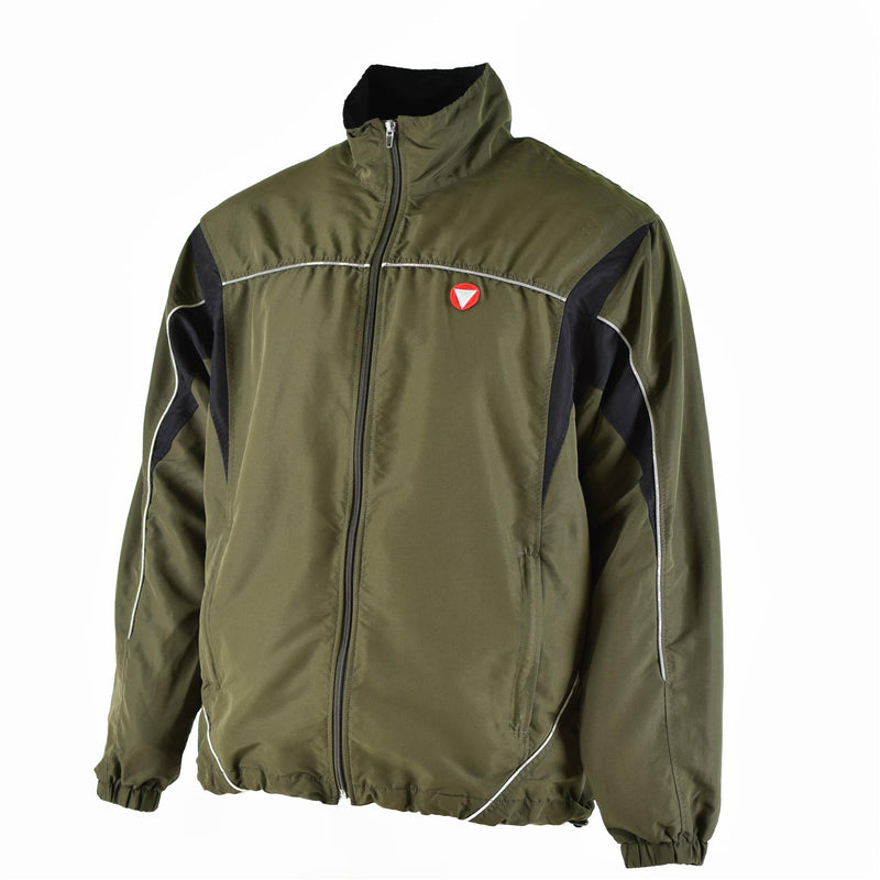 Genuine Austrian Army Training Tracksuit Top Jacket Sports Vintage OD Green