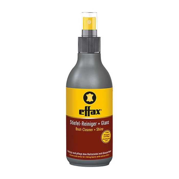 Effax Boot Cleaner + Shine Spray Smooth Leather Riding Boot Care 250ml - GoMilitar