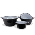 Enameled Goulash Dutch Oven 6 liter outdoors Camping fire cooking pot stewpot