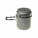 ESBIT Compact Cooking Set Solid Liquid Fuel Hard Anodized Aluminum 985ml Pot - GoMilitar
