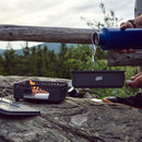 ESBIT Solid Fuel Cooking Set Camping 1100ml Pot Hard Anodized Aluminum Gray - GoMilitar