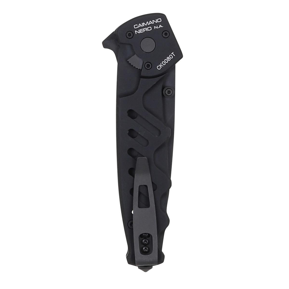 Extrema Ratio CAIMANO NERO folding knife pocket glass breaker N690 steel 58HRC
