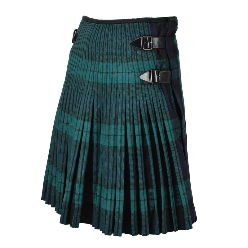 Original Scottish army wool kilt tartan royal regiment military pleated uniform