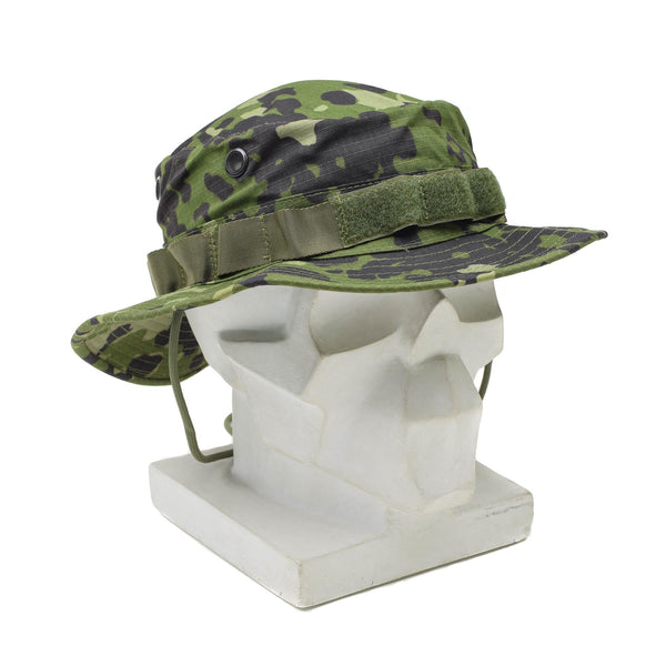 TACGEAR Brand Danish Army style Boonie hat M84 camo ripstop vent holes wide brim