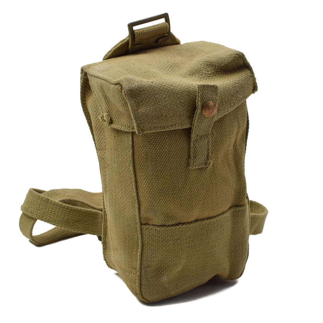 Original British Military M37 Magazine Pouch Belt Kit Pattern Canvas Khaki