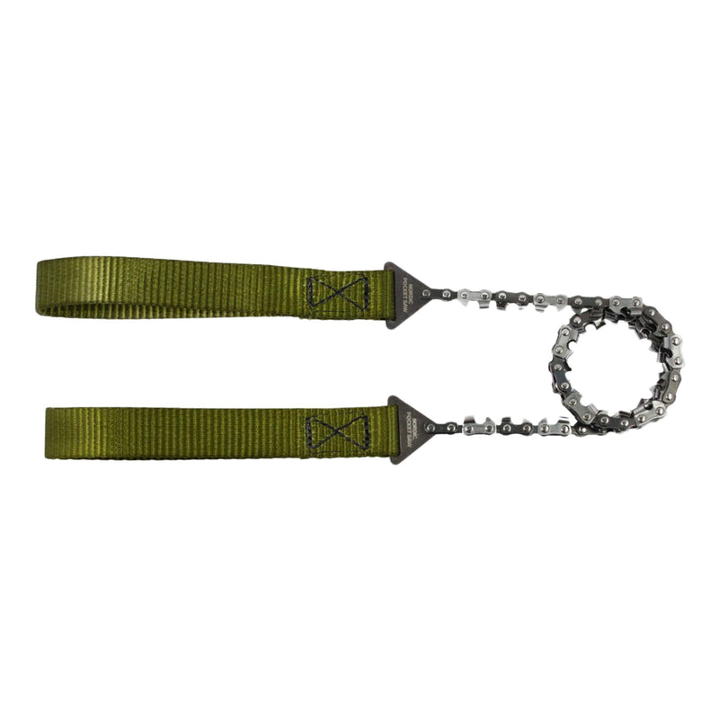 NORDIC POCKET SAW emergency outdoor hand chainsaw compact quality green handles