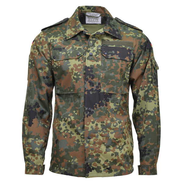 Leo Kohler tactical military shirts flecktarn camouflage light  combat BW jacket