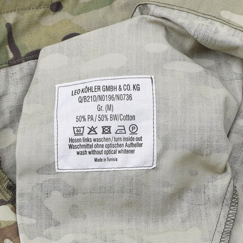 Leo Kohler cargo pants reinforced ripstop ACU duty trousers MTP camouflage