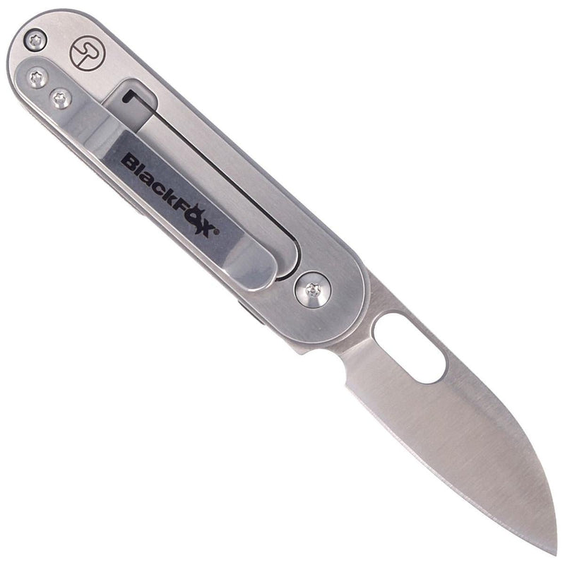 Fox Knives Brand BEAN GEN2 folding pocket knife satin coated 440C stainless steel - GoMilitar