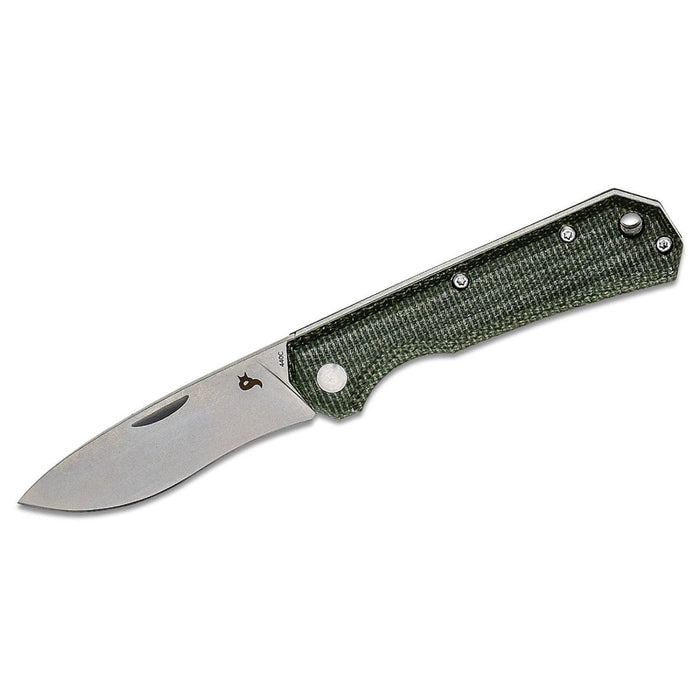 Fox Knives Brand CIOL folding knife satin coat stainless steel 440C Micarta handle - GoMilitar