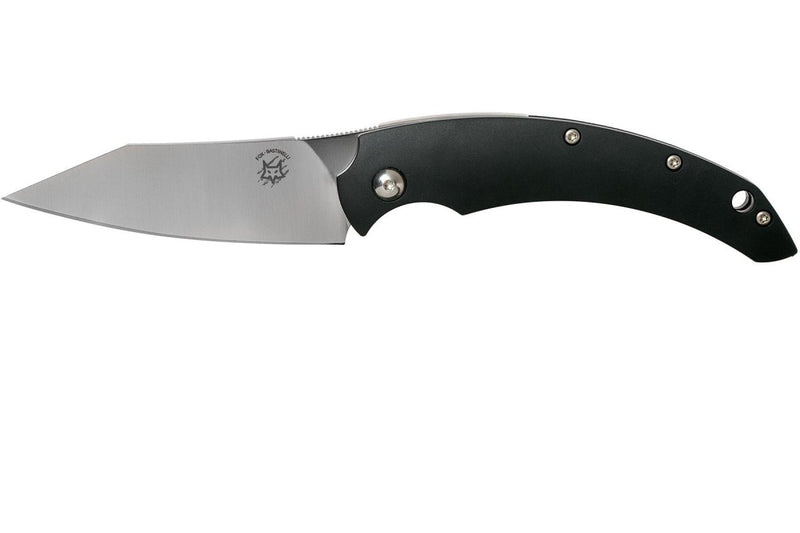Fox Knives Brand Italy SLIM DRAGOTAC fixed blade knife stainless steel Black - GoMilitar