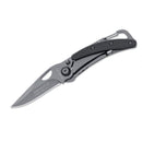 Fox Knives folding knife black titanium coated 440 steel aluminum handle - GoMilitar