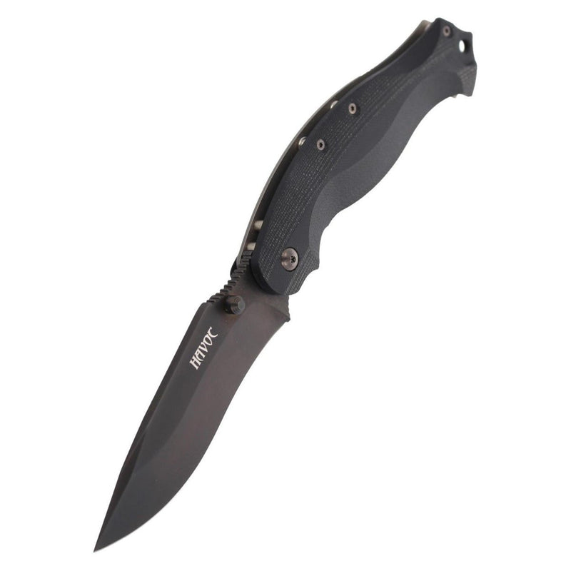 Fox Knives HAVOC folding knife drop point blade titanium frame lock N690Co steel - GoMilitar