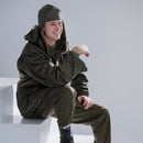 Genuine Austrian army combat pants bib military olive OD overall with braces NEW - GoMilitar