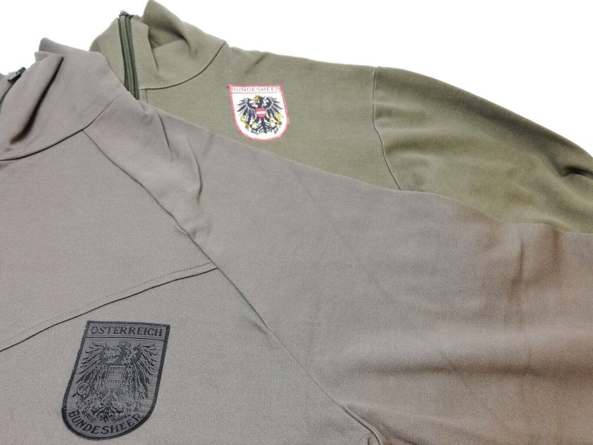 Genuine Austrian Army Training Tracksuit Top Jacket Military Sports Vintage