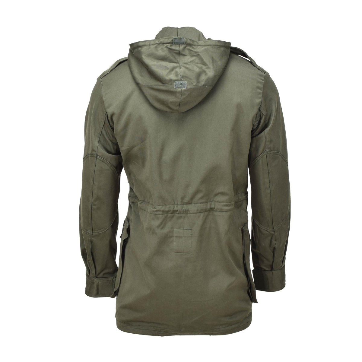 Genuine Belgium Military Jacket olive field troops BDU hooded parka vintage NEW