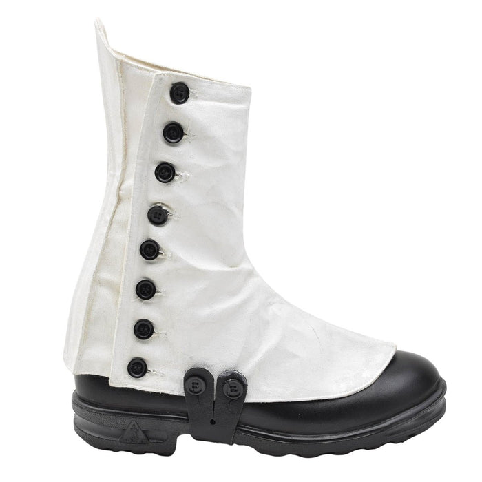 Genuine British army white leg gaiters highland hiking hunting boots vintage - GoMilitar