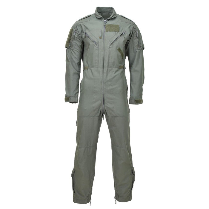 Genuine British military fire resistant coverall Nomex aircrew elasticated Olive - GoMilitar