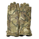 Pair of Genuine British MK II Combat leather gloves in MTP camouflage with warm lining and reinforced padding.