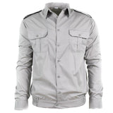 Genuine Bulgarian army cotton grey shirt unissued military long sleeve NEW