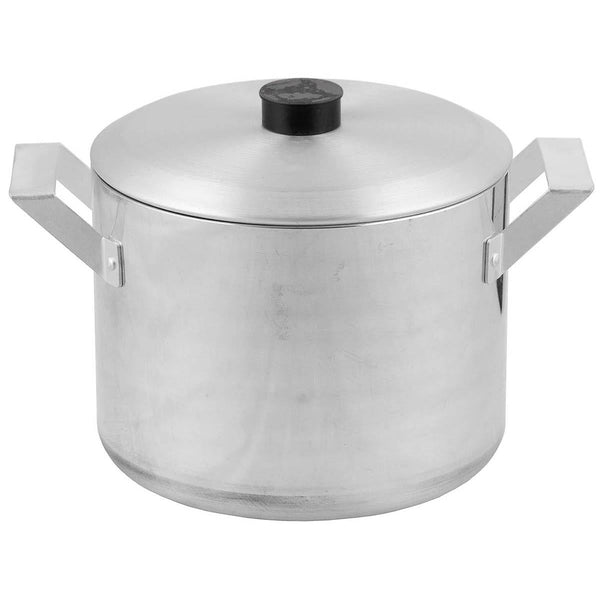 Genuine Czech Army Pot with Lid 2 l Aluminium Cooking 0.5 gal military Cookware - GoMilitar