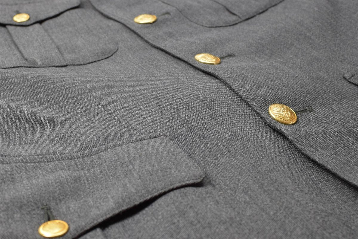 Genuine Danish Uniform Jacket Army grey military surplus uniform dress officer