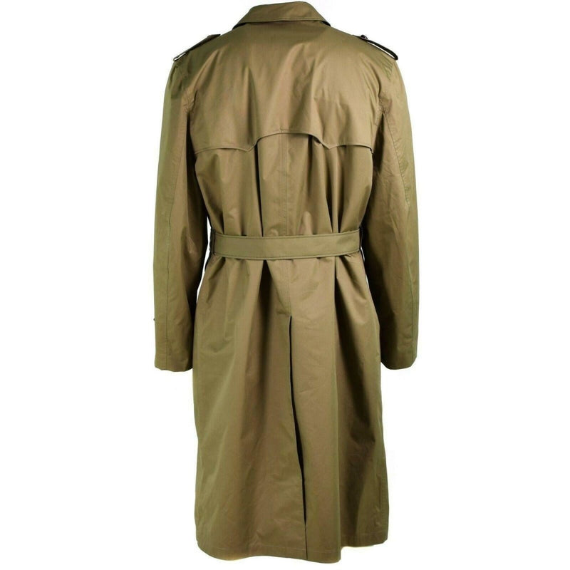 Genuine Dutch army Coat Khaki long officer trench coat NEW