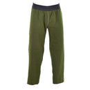 Vintage Dutch Army Olive OD pants liner with elastic waist, insulated and lightweight military combat lining.
