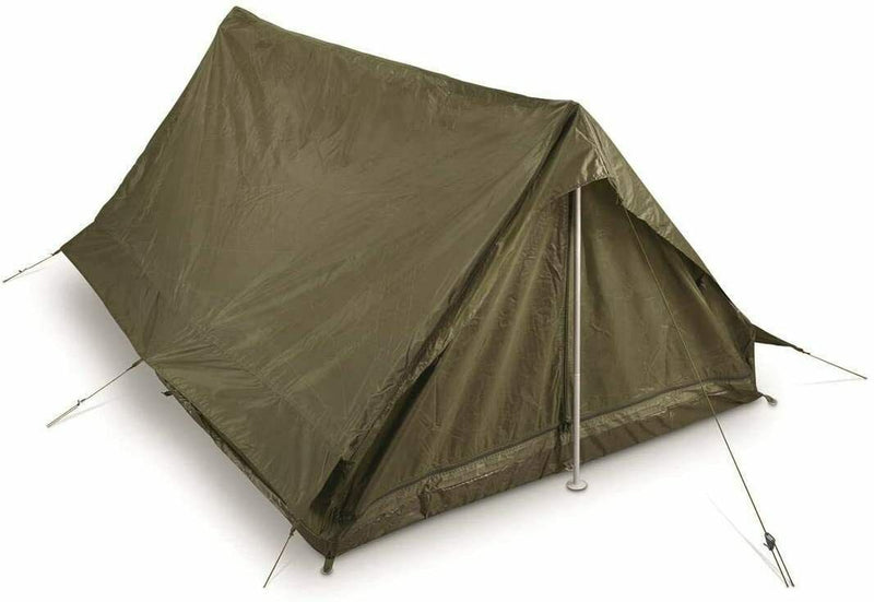 Genuine French army F1/F2 2-Person Tent Olive Beige France military surplus NEW