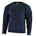 Genuine French army pullover Blue Commando Jumper Military Sweater Round Neck