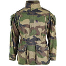 Genuine French army Smock jacket in CCE camo with reinforced elbows, adjustable fit, and multiple pockets for tactical use.