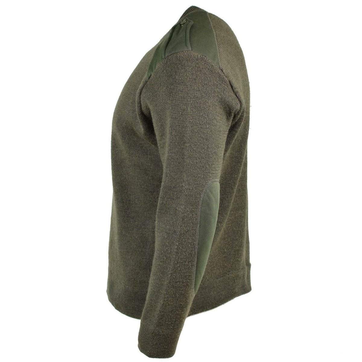 Genuine French army Sweater Olive Commando Military Men Pullover Round Neck NEW
