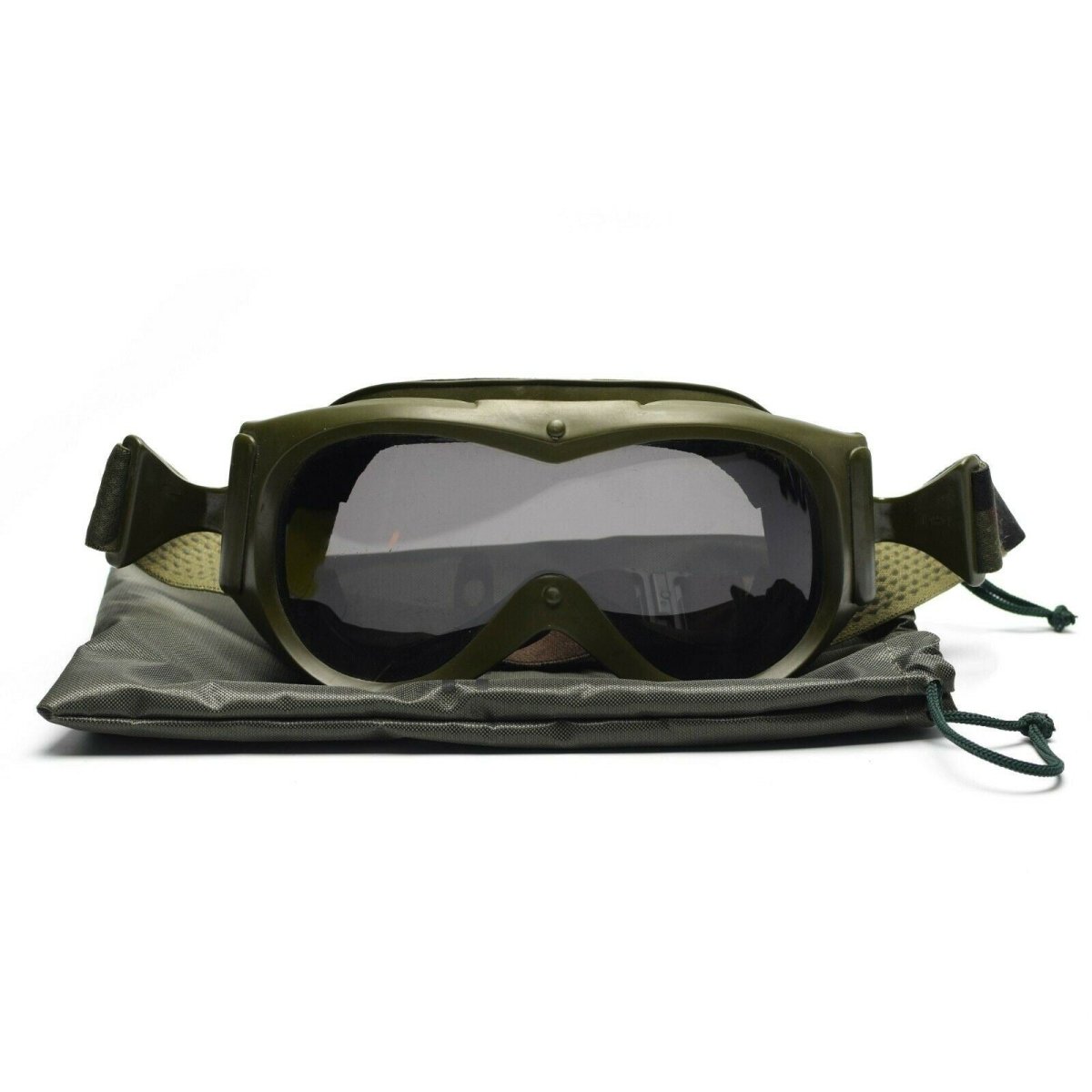 Genuine French army tanker goggles eye protection glass military sun sand wind