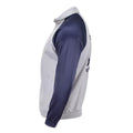 Genuine French Military school sweatshirt sports jacket running hiking grey blue