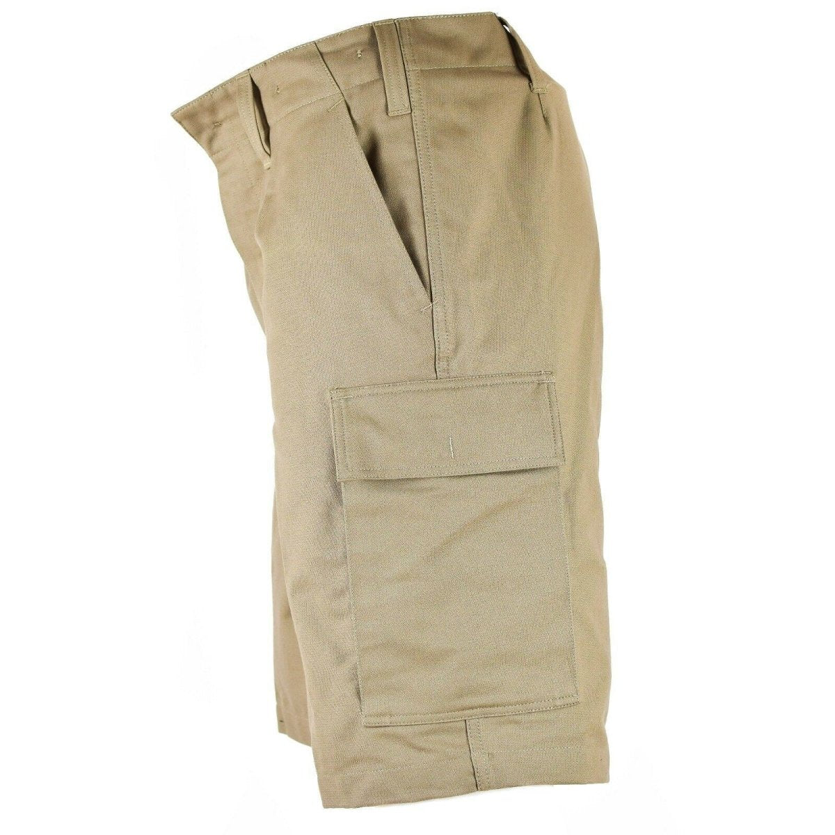 Genuine German army issue MOLESKIN SHORTS Durable cargo summer Khaki Beige NEW