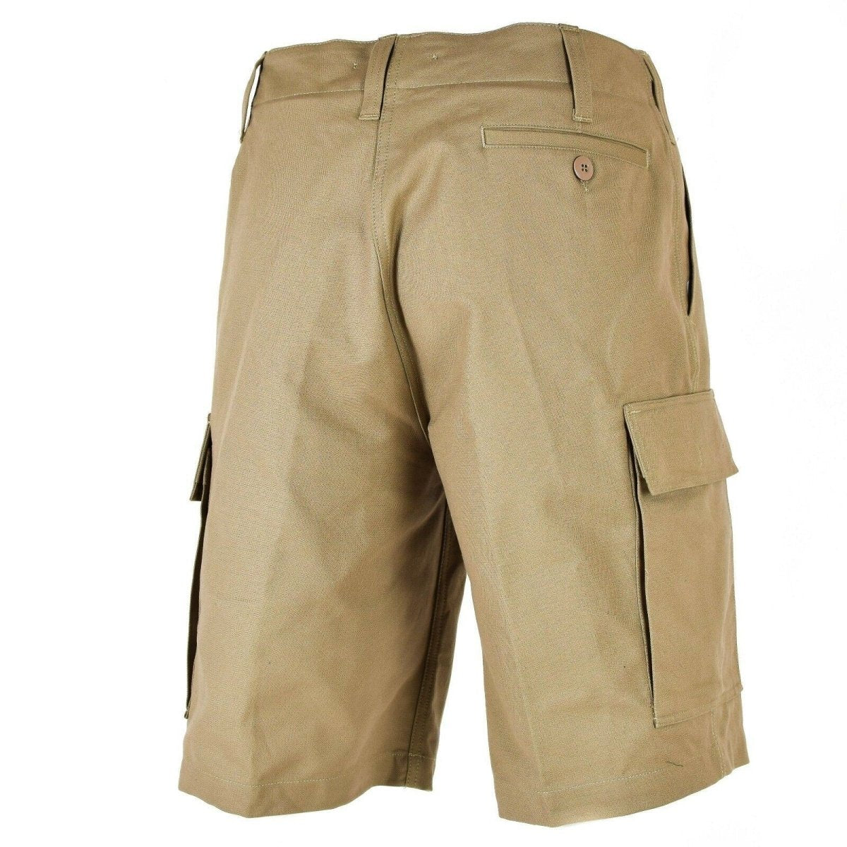 Genuine German army issue MOLESKIN SHORTS Durable cargo summer Khaki Beige NEW