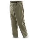 German army olive green waterproof winter pants with full side zipper and adjustable waist for outdoor use