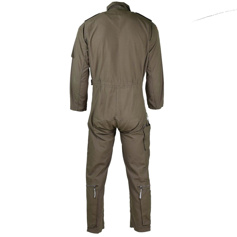 Genuine German army Olive OD overall suit combat tanker coverall jumpsuit aramid - GoMilitar