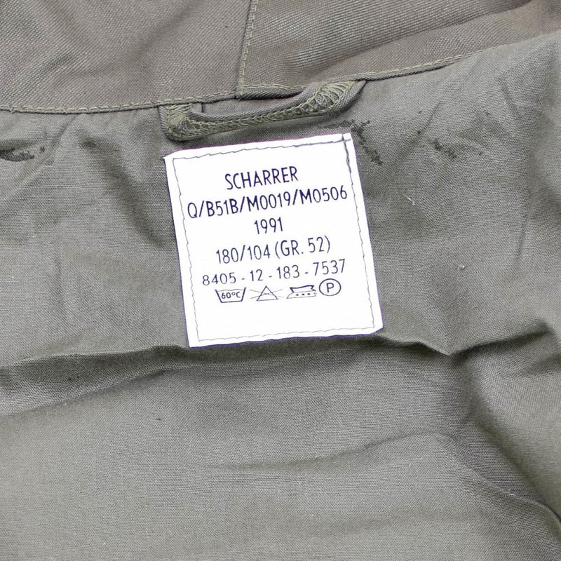 Genuine German army parka olive military surplus jacket long coat OD vintage NEW - GoMilitar
