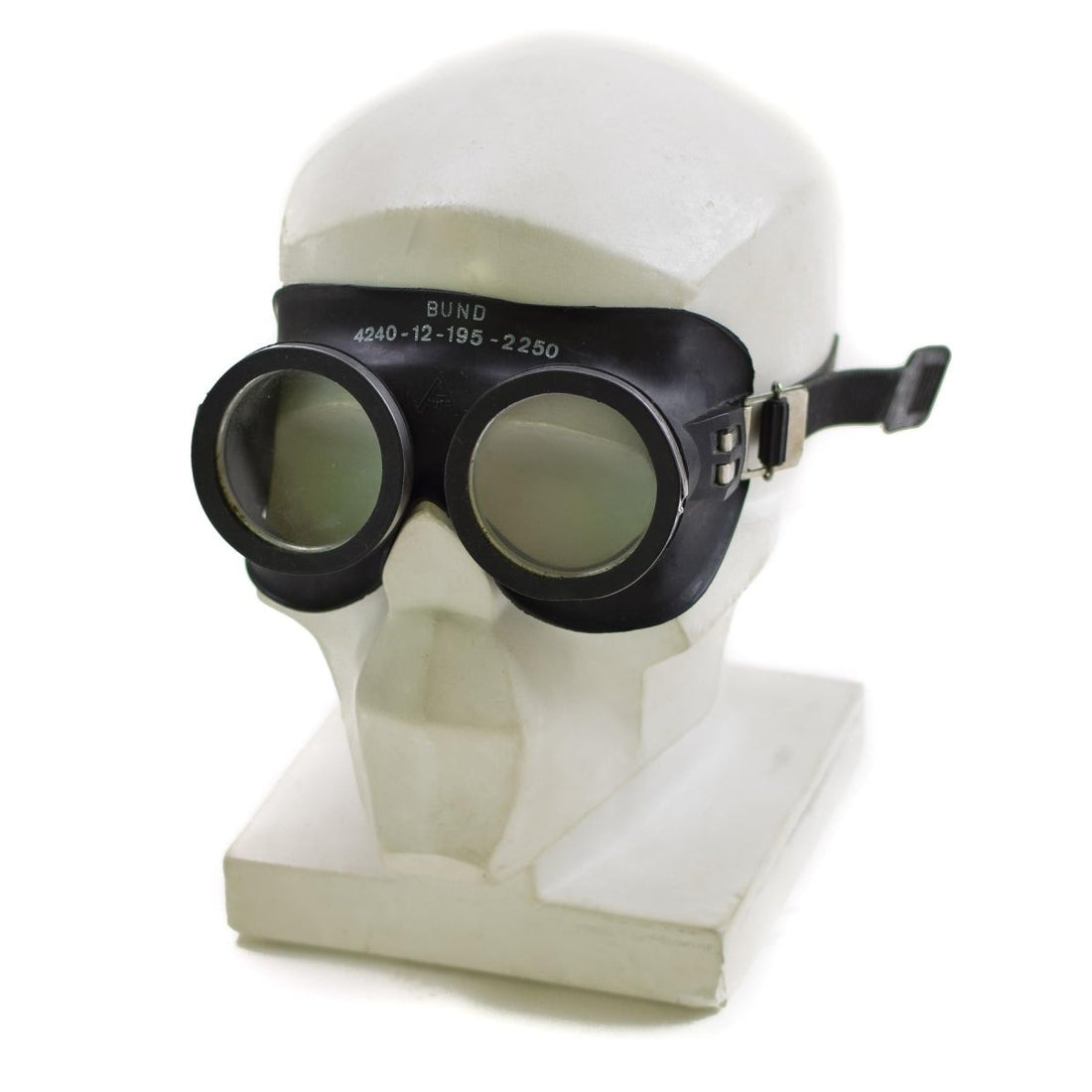 Genuine German army protection goggles BW black Auer face mask surplus NEW