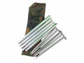 Genuine German army Shelter half tarpaulin waterproof canvas tent poles poncho