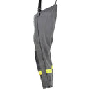 Genuine German grey protection pants heat resistant aramid bib and braces - GoMilitar