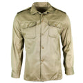Genuine Greek army shirt fatigue dead stock chino khaki military jacket NEW