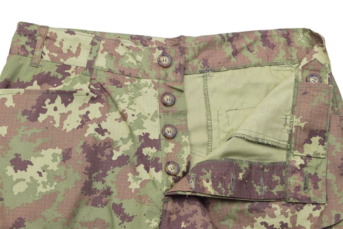 Genuine Italian Military combat pants field troops ripstop BDU vegetato trousers