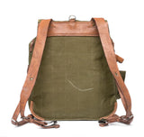 Genuine Romanian army rucksack bag military surplus OD shoulder strap canvas