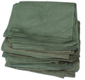 Genuine Swedish Army bandana scarf olive green lightweight breathable 80x80cm
