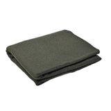 Genuine U.S. Army blanket woolen military green vintage bed covering sheet NEW