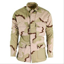 Genuine US army combat jacket BDU 3-color ripstop military desert camo shirt NEW - GoMilitar