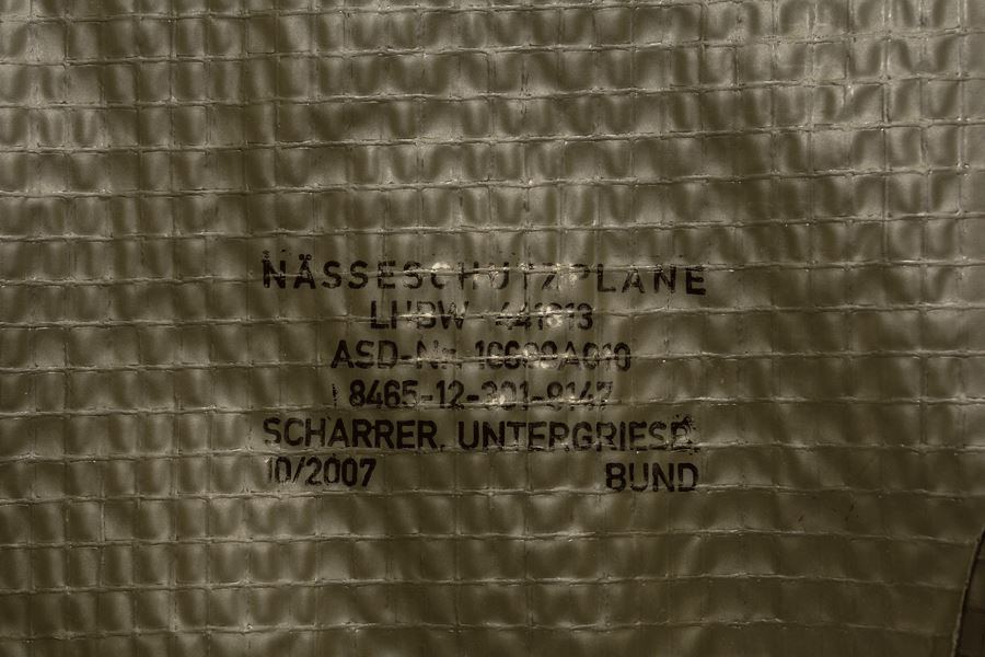 German Army Groundsheet Underlay Tarpaulin OD Military Waterproof Tarp Pad NEW