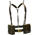 German army Y-strap suspenders belt webbing set system tactical harness pack kit